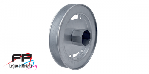 Puleggia zincata per rullo da ø 40